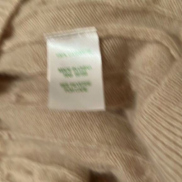 Lilly Pulitzer Cream 100% Cashmere Long Waterfall Ruffle Open Front Vest XS - Picture 9 of 9